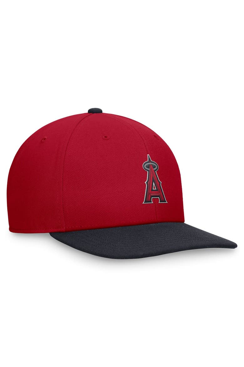 Men's Nike Red/Navy Los Angeles Angels Evergreen Two-Tone Snapback Hat, Alternate, color, Red
