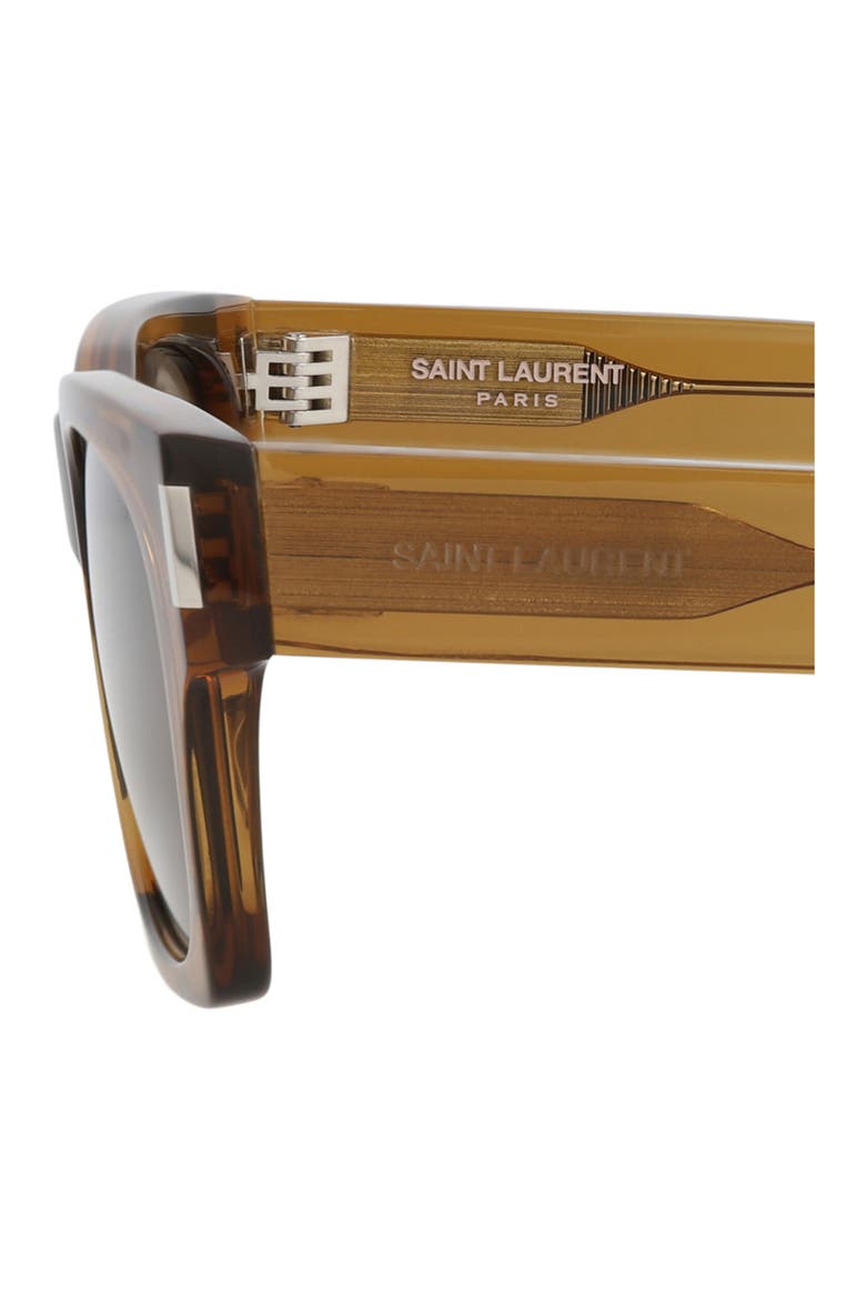 54mm Square Sunglasses, Alternate, color, BROWN BROWN BROWN