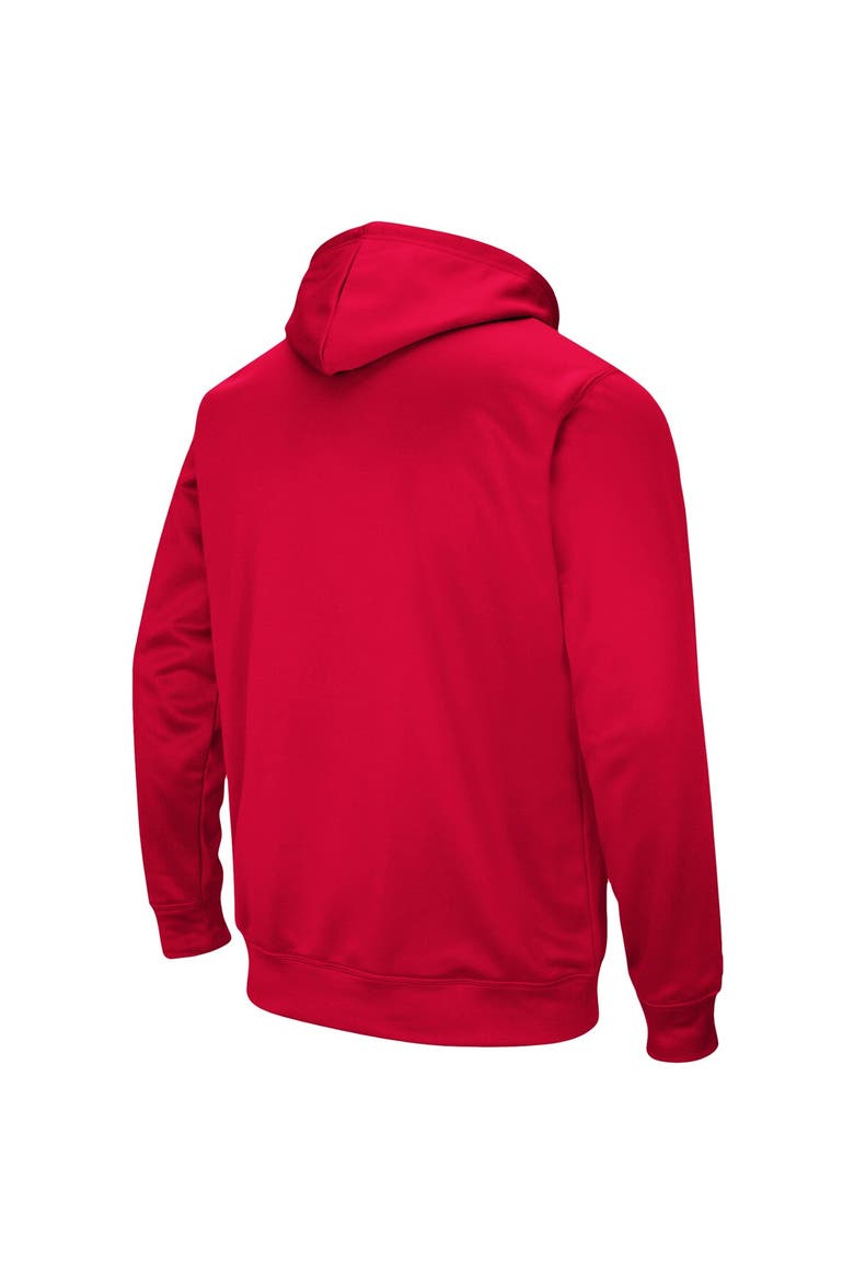 Youth Colosseum Scarlet Ohio State Buckeyes 2-Hit Pullover Hoodie, Alternate, color, Scarlet