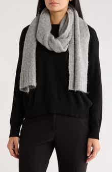 Calvin Klein Metallic Knit Scarf