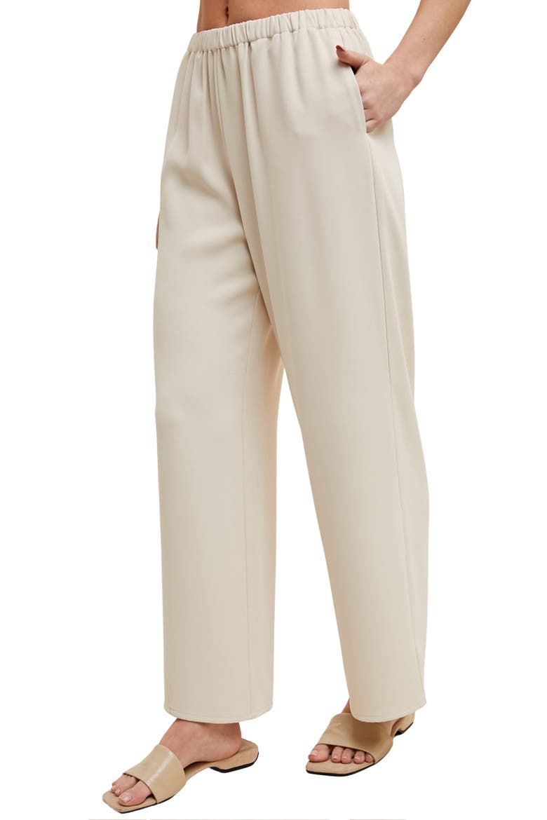 Straight Leg Pants, Alternate, color, IVORY