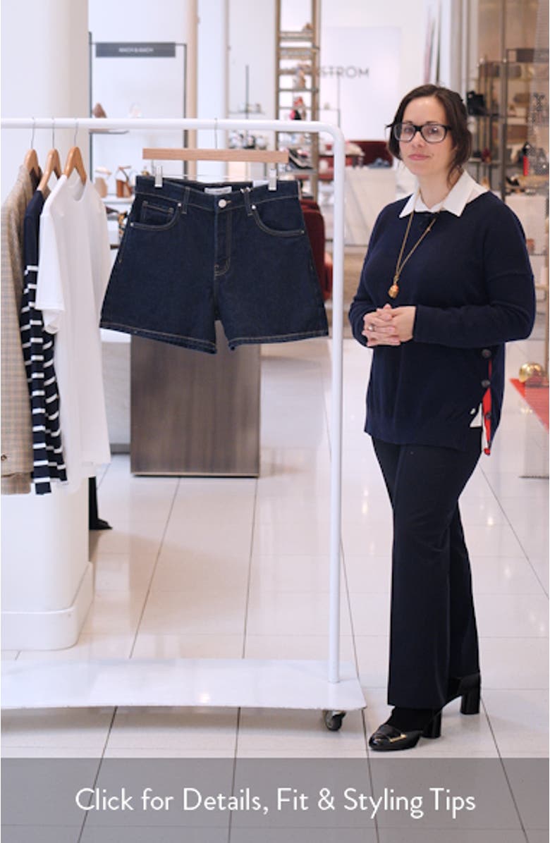 Zoey High Waist Denim Shorts, sales video thumbnail