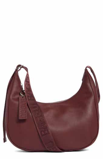 Baggu Medium Recycled Leather Crescent Shoulder Bag