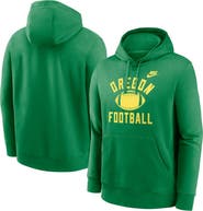 Nike Men's Nike Green Oregon Ducks Legacy Football Icon Club Fleece Pullover Hoodie