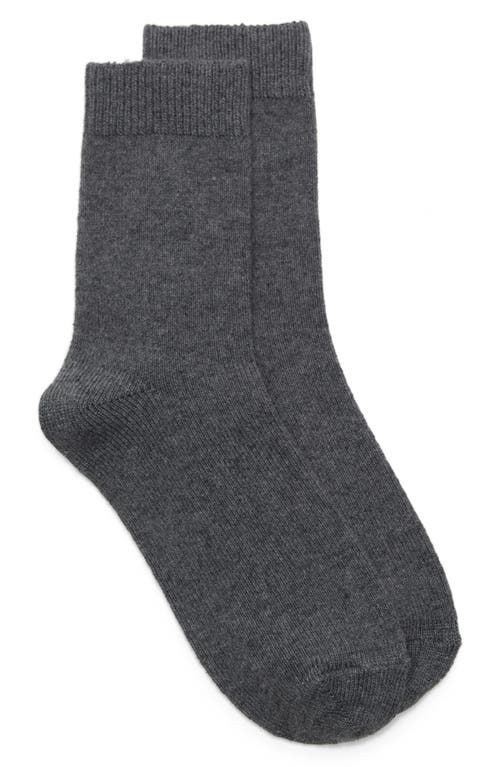 Mango Crew Socks In Gray