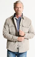 JACHS Lined Corduroy Overshirt