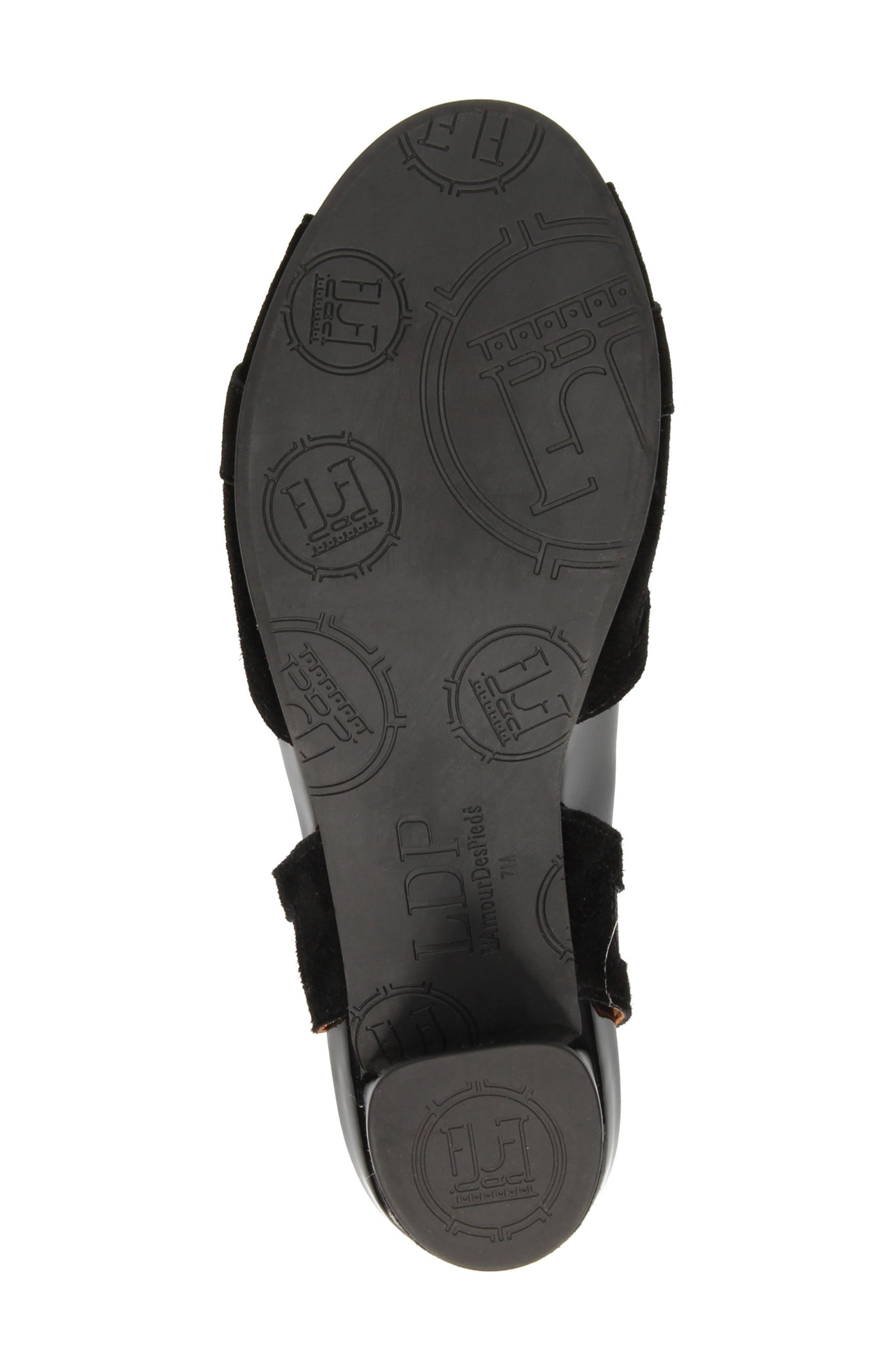 L'Amour des Pieds Mahiya Block Heel Sandal, Alternate, color, Black