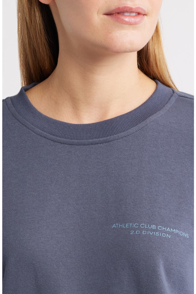 Logo Graphic Sweatshirt, Alternate, color, SMOKY BLUE