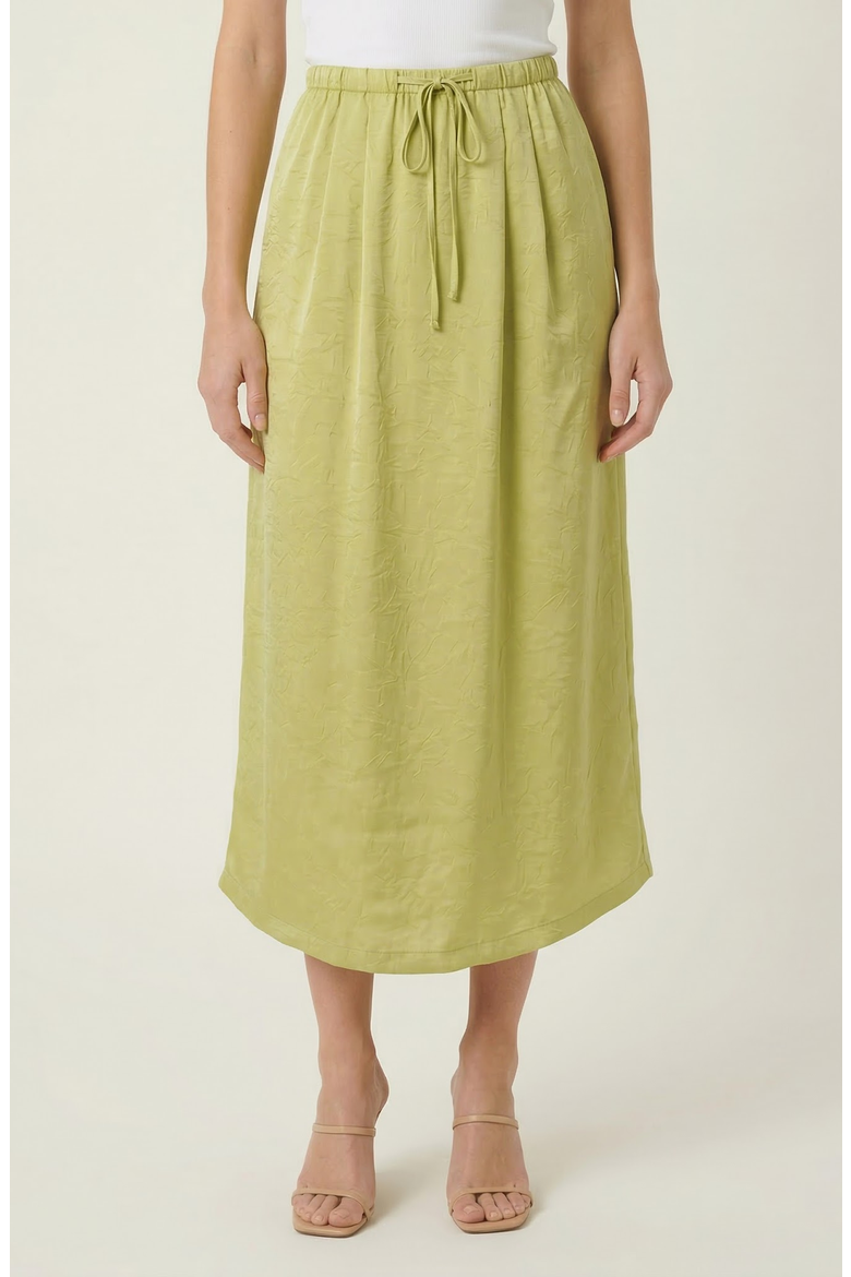 Midi Skirt, Main, color, Chartreuse