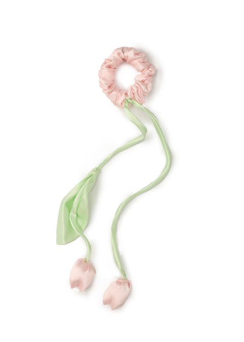 Tulip Silk Hair Tie Scrunchie
