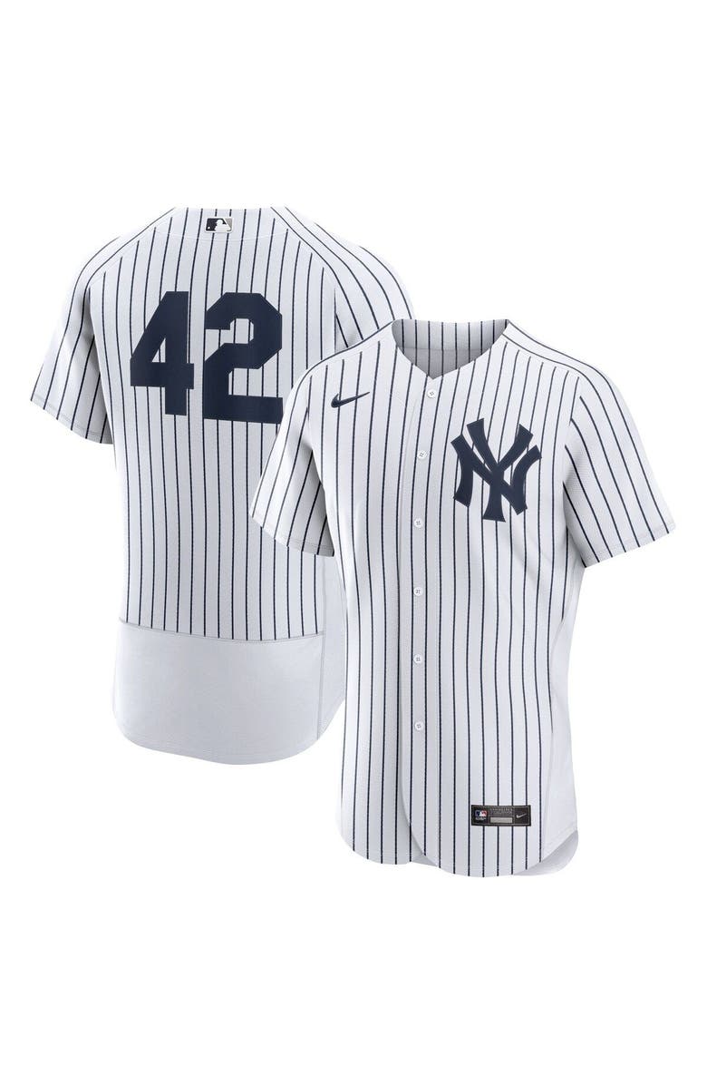 Nike Men's Nike White New York Yankees 2023 Jackie Robinson Day Authentic Jersey, Main, color,