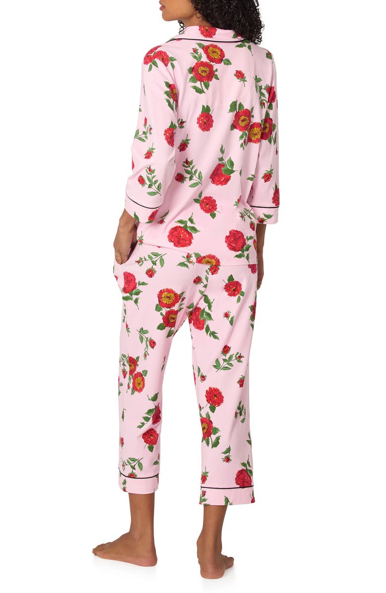 BedHead Pajamas Falling Blooms Long Sleeve Pajamas, Alternate, color, Falling Blooms