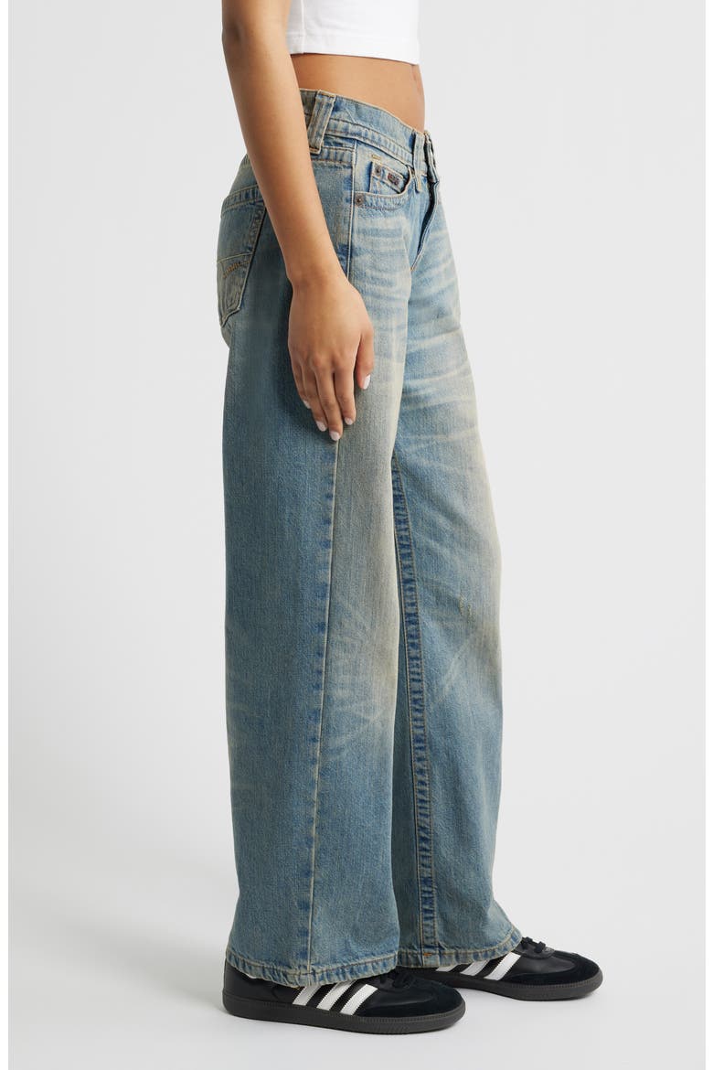 Kayla Aruba Wide Leg Jeans, Alternate, color, TINTED BLUE