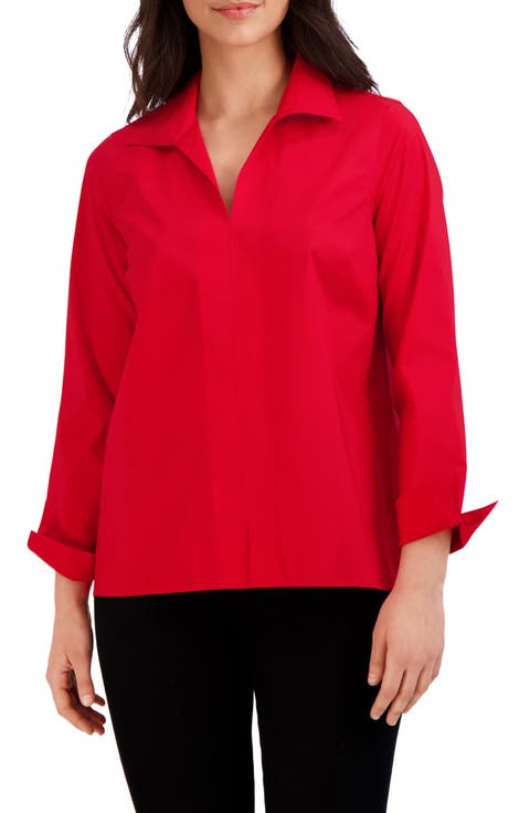 Agnes Split Cuff Popover Blouse