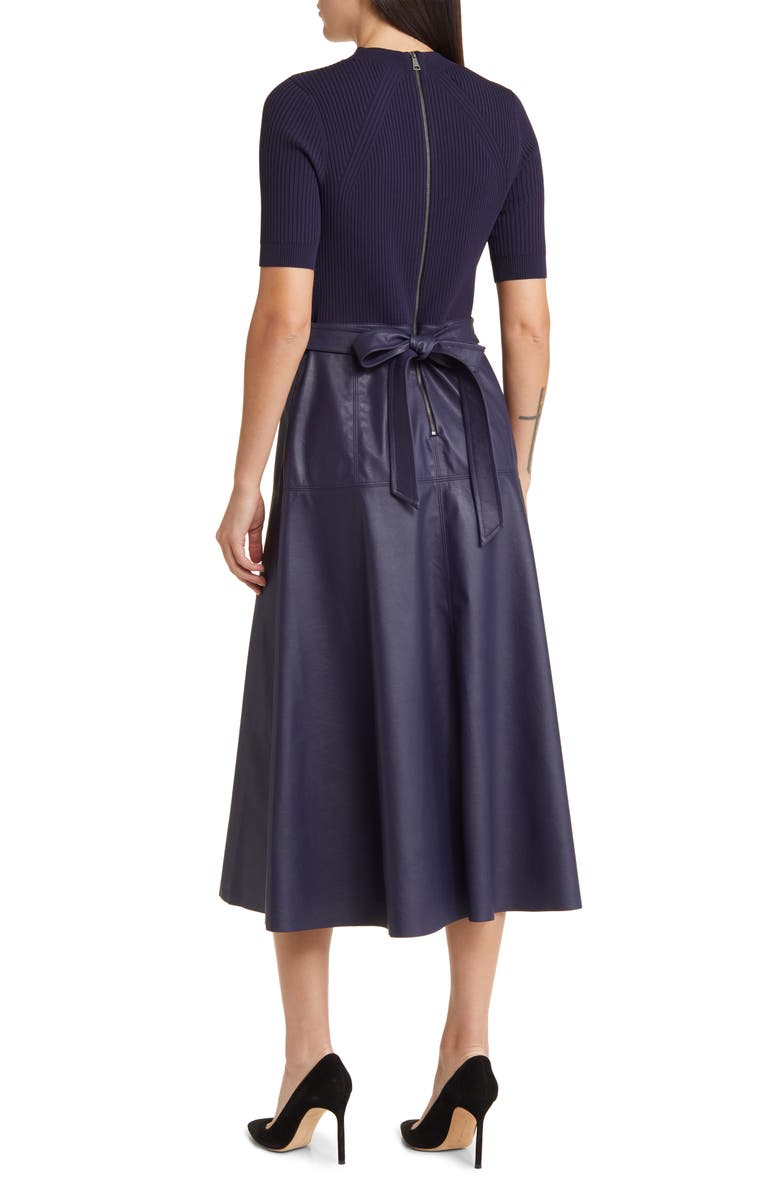 Ted Baker London Matiar Mixed Media Dress, Alternate, color, 