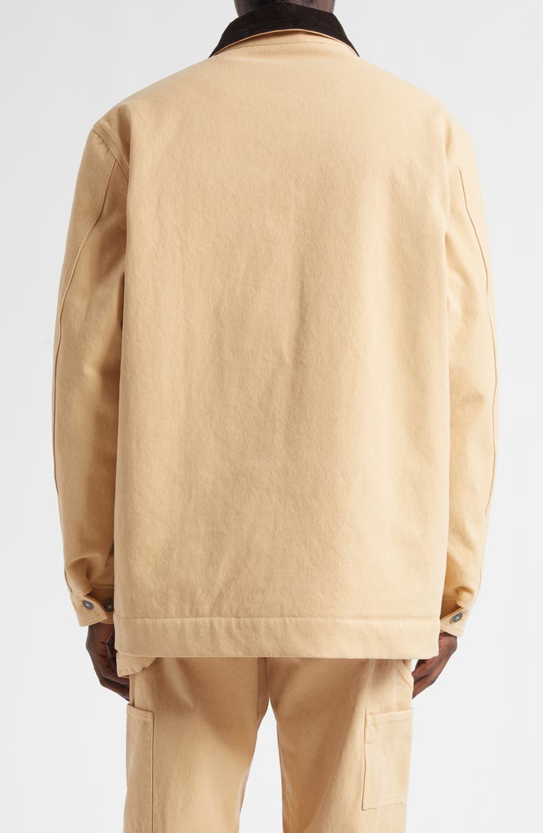 Sky High Farm Workwear Gender Inclusive Cotton Canvas Chore Coat, Alternate, color, Beige