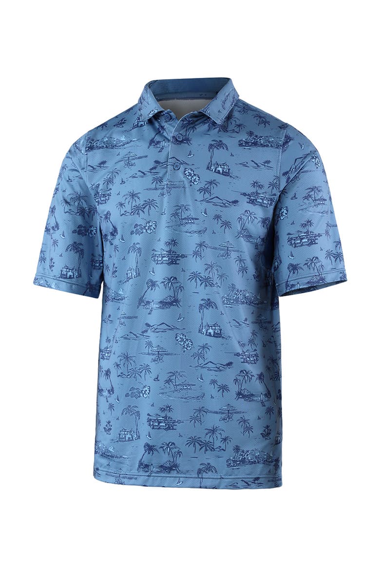 Short Sleeve Performance Polo, Main, color, Island Time