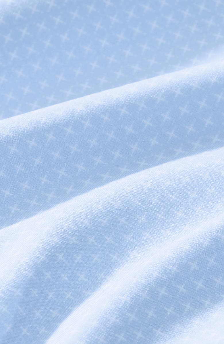 Mizzen+Main Leeward Trim Fit Geometric Pattern Button-Up Shirt, Alternate, color, Cloud Blue Plus Print