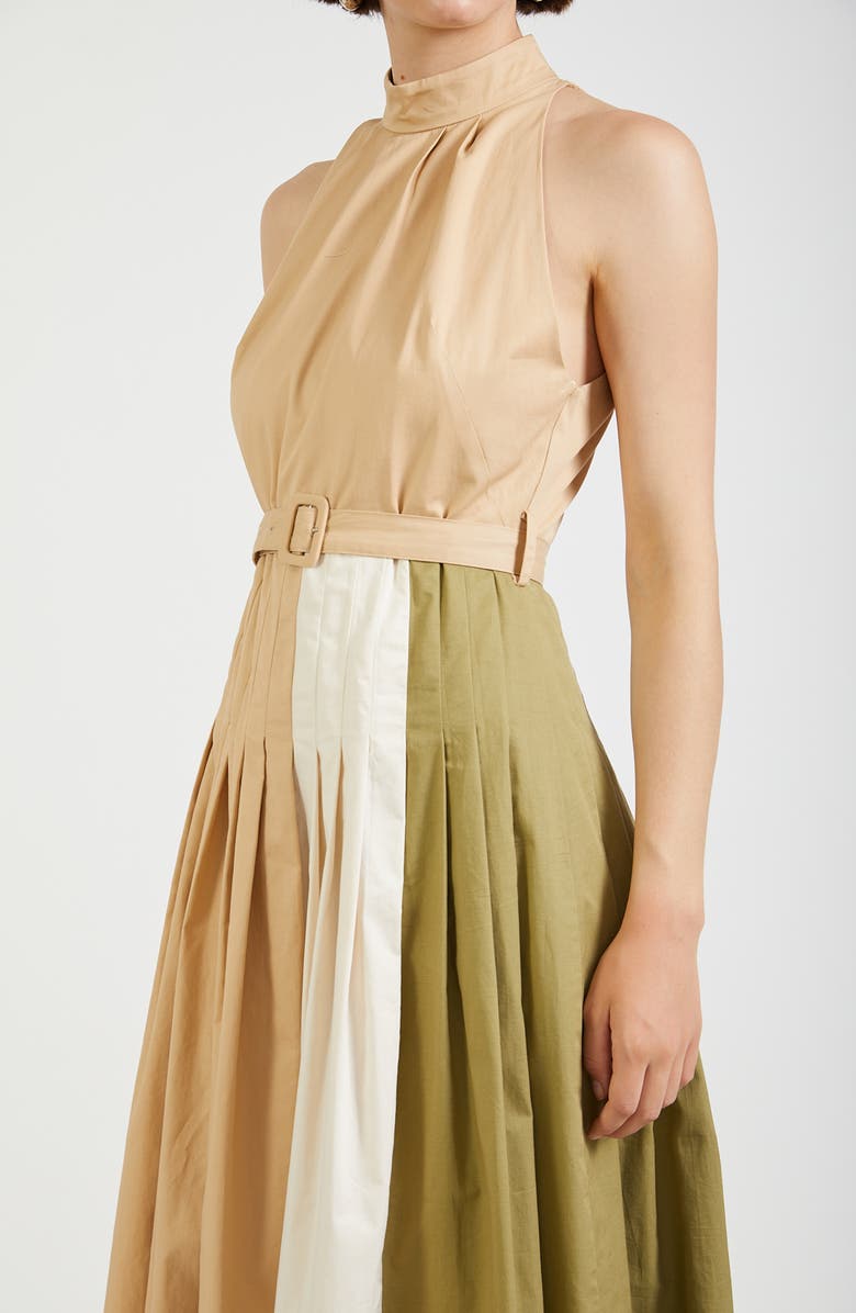 En Saison Clara Colorblock Sleeveless Cotton Dress, Alternate, color,