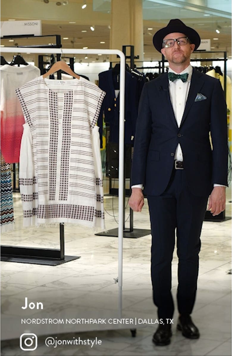 Tigist Short Cotton Cover-Up Caftan, sales video thumbnail