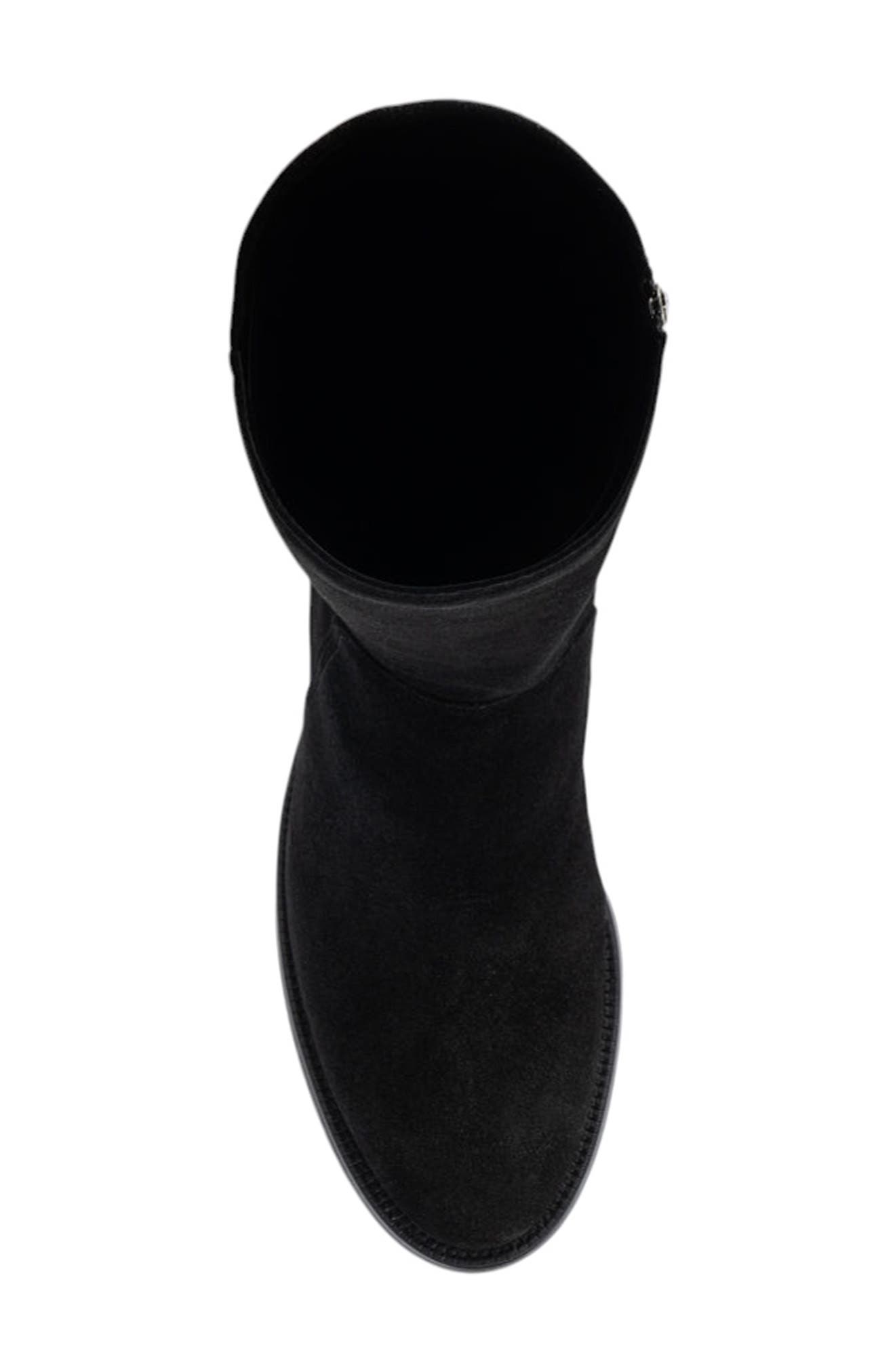 Aquatalia Jasmina Weatherproof Knee High Boot, Alternate, color, Black Suede
