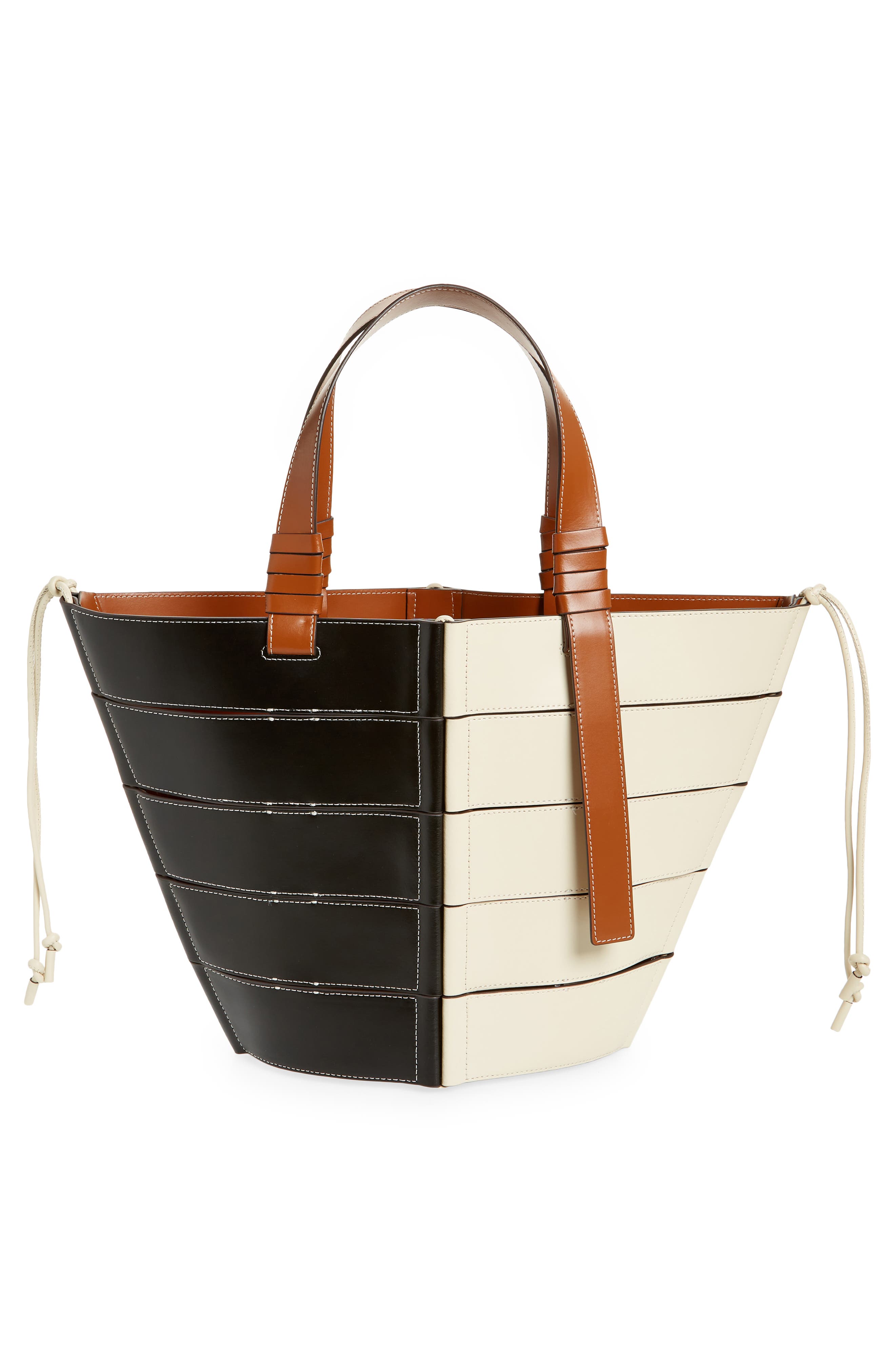 STAUD Diamond Two-Tone Tote, Alternate, color, 