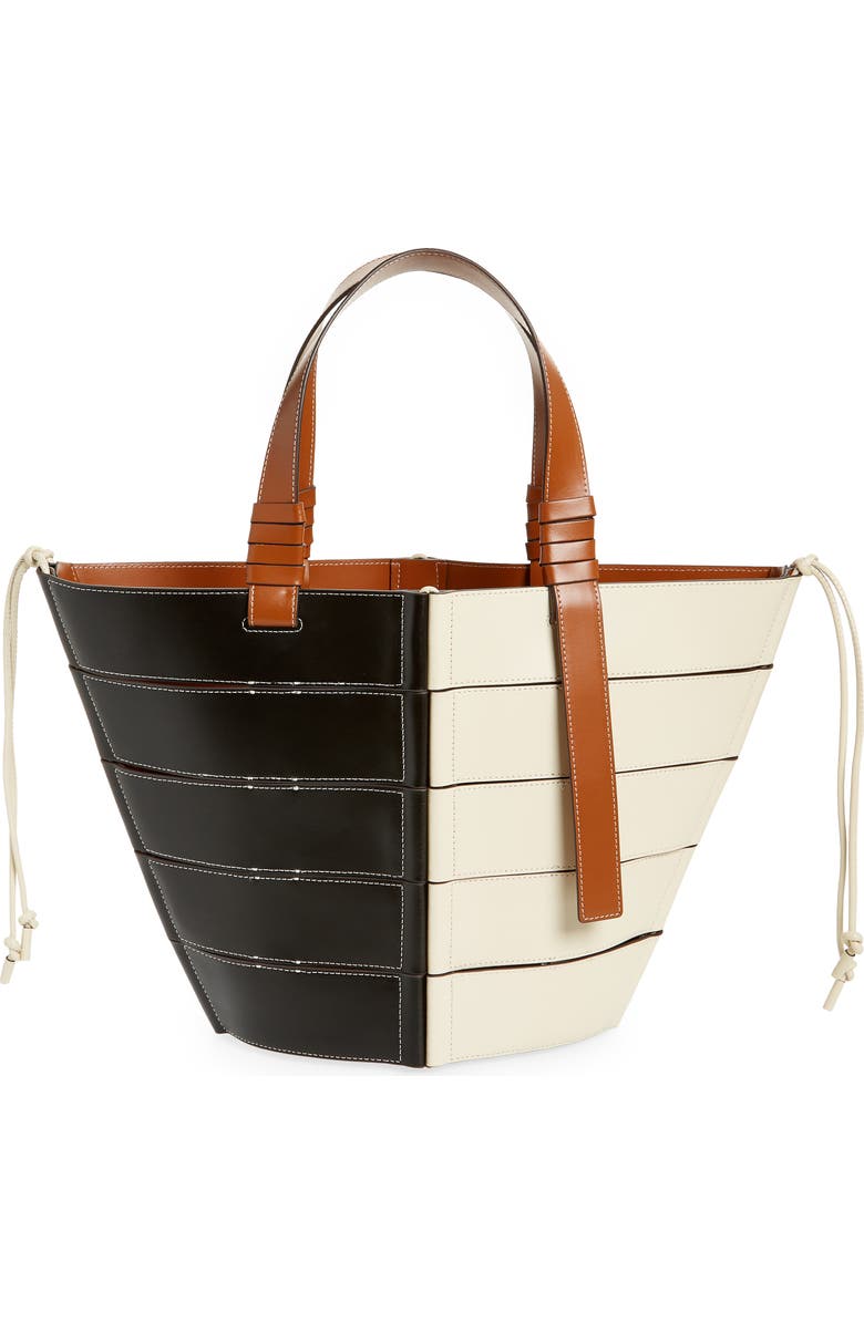 STAUD Diamond Two-Tone Tote, Alternate, color,