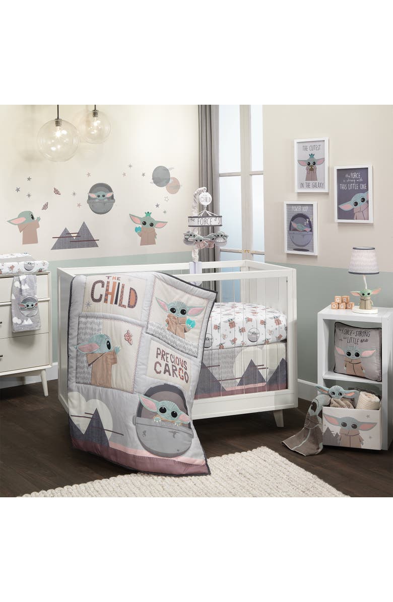 Lambs 
Ivy Star Wars The Child/Baby Yoda Nursery Lamp with Shade and Bulb, Alternate, color, Multicolor