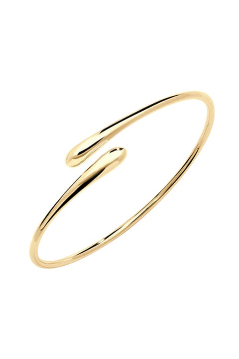 Cross Open Drop Bangle