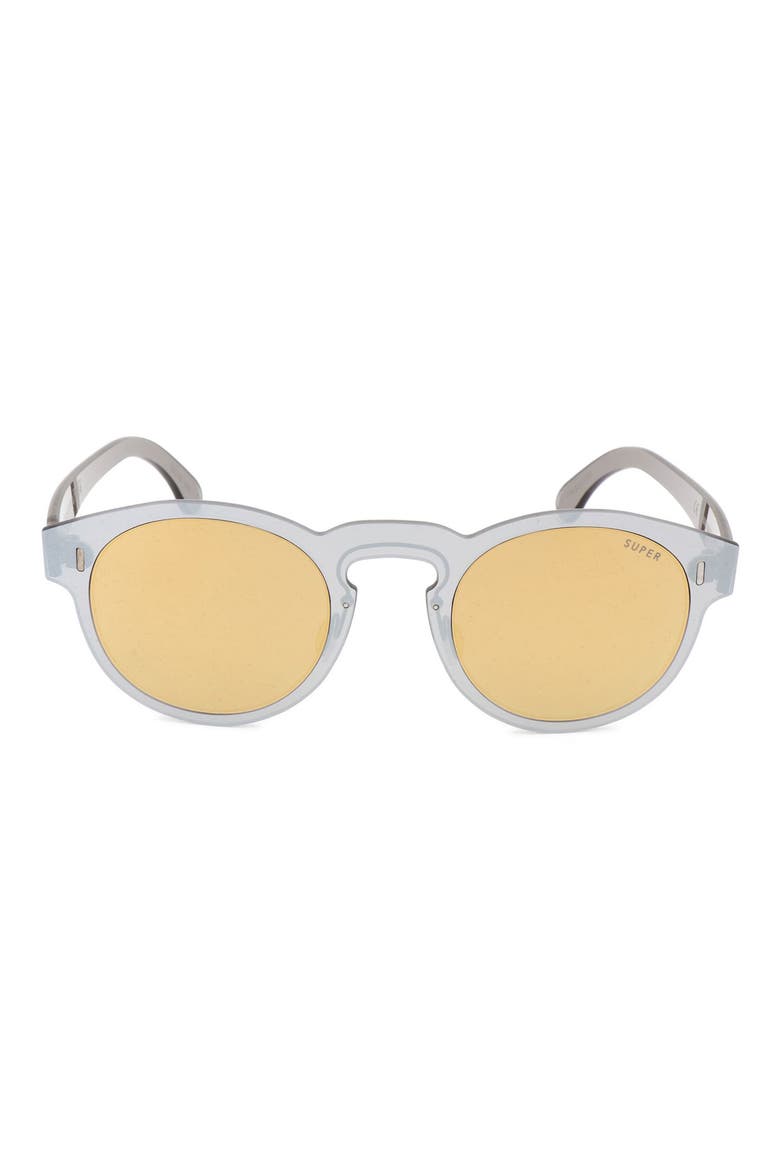 54mm Round Sunglasses, Main, color, SILVER