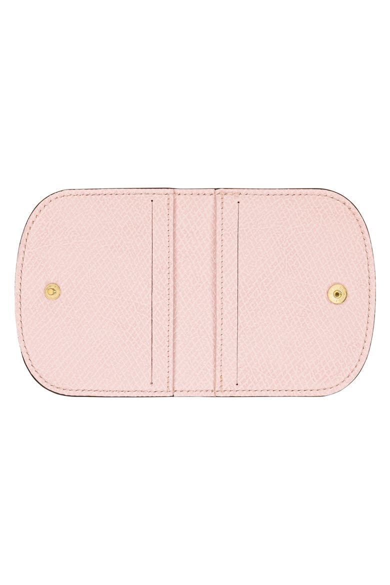 Epure Leather Card Case, Alternate, color, BALLET