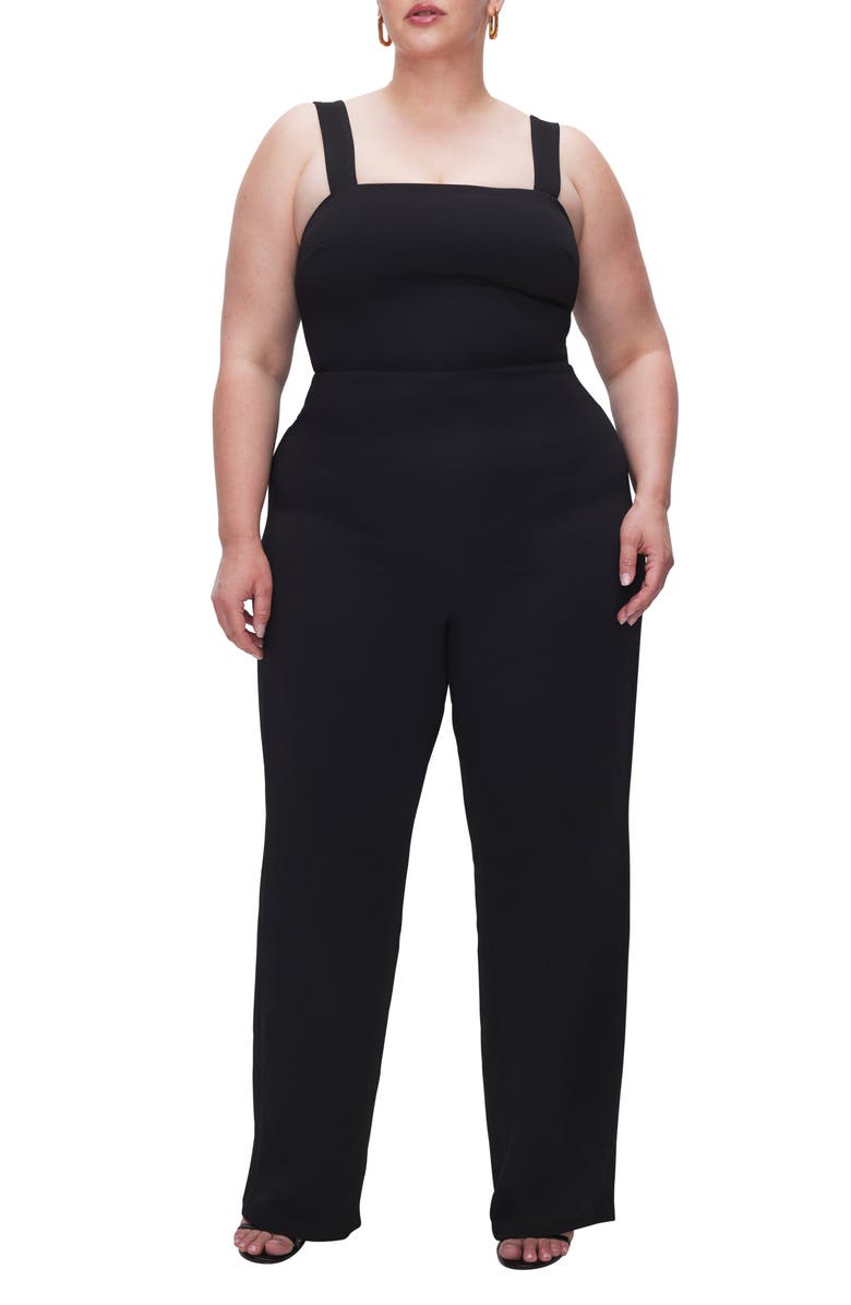Good American Luxe Column Jumpsuit, Main, color, 