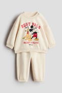 H&M 2-piece Printed Sweatshirt Set