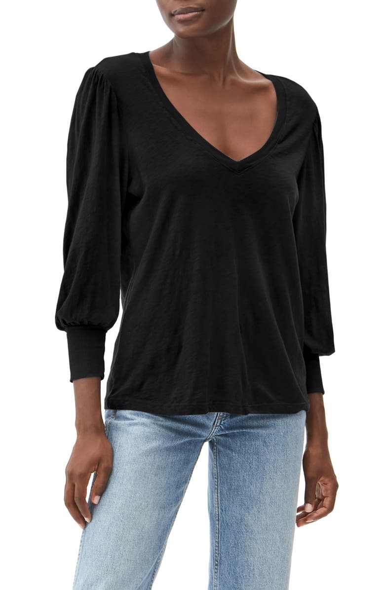 Michael Stars Nellie Puff Sleeve T-Shirt, Main, color, 