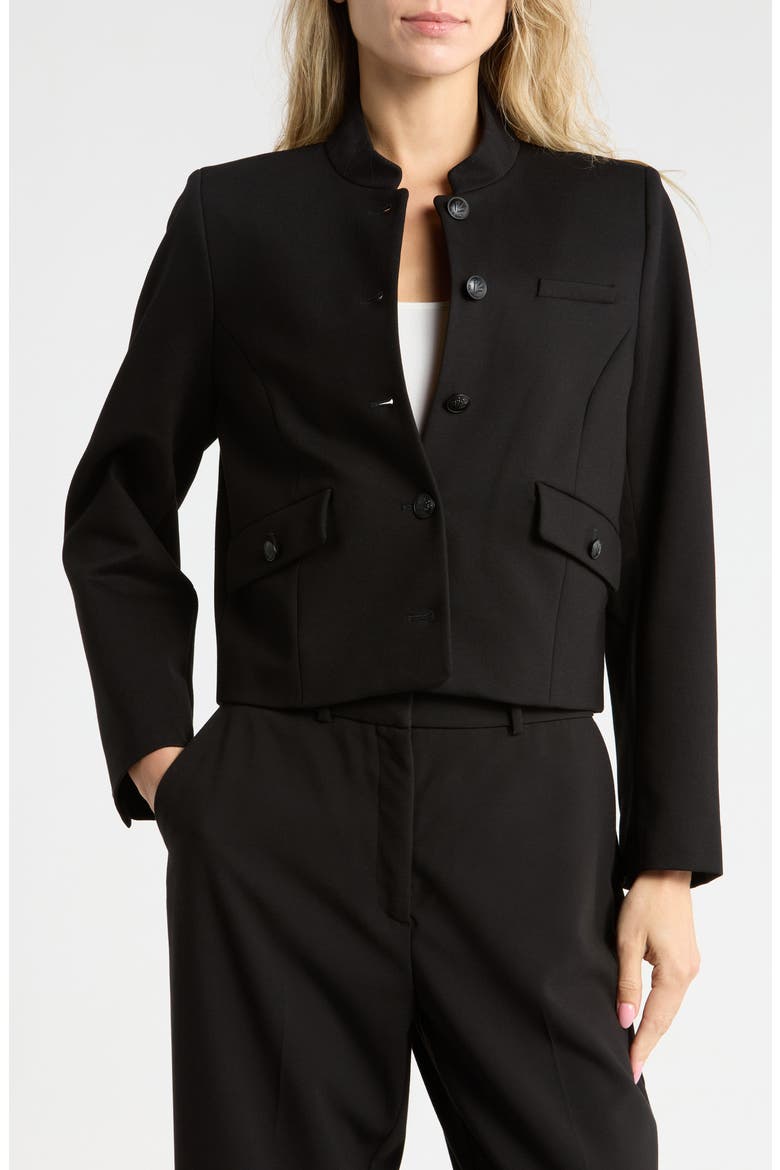 Cole Ponte Blazer, Main, color, BLACK