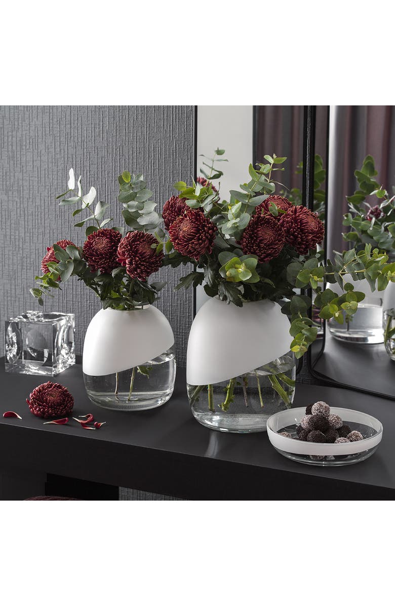 Togas Ayres Flower Vase, Alternate, color, White