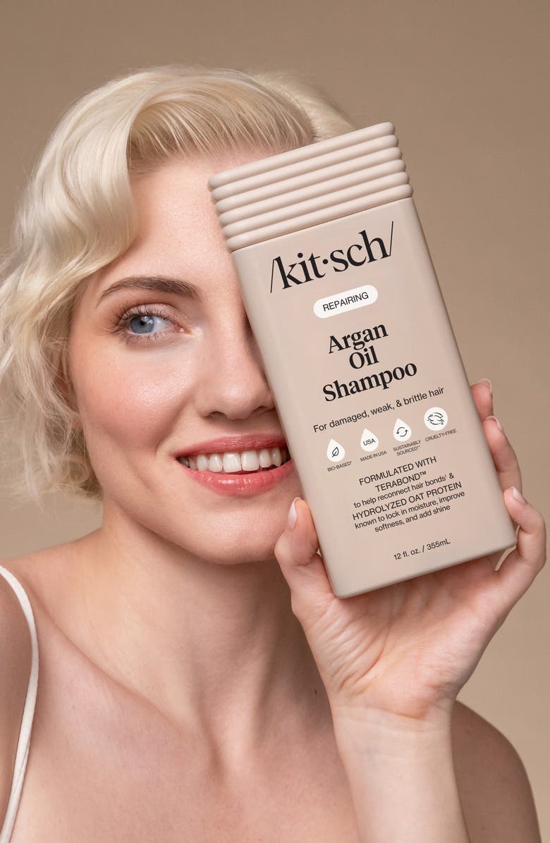 Kitsch Repairing Argan Oil Liquid Shampoo, Alternate, color, 
