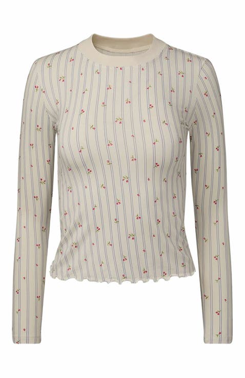 Long Sleeve Crewneck Top