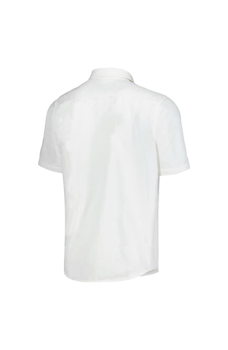 Tommy Bahama Men's Tommy Bahama White Penn State Nittany Lions Coconut Point Palm Vista IslandZone Camp Button-Up Shirt, Alternate, color, White