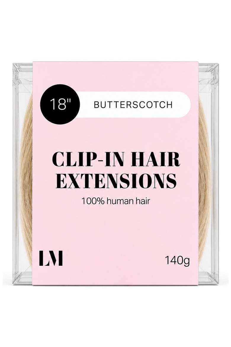 Locks and Mane 18-Inch Clip-In Human Hair Extensions (Women) | Nordstrom