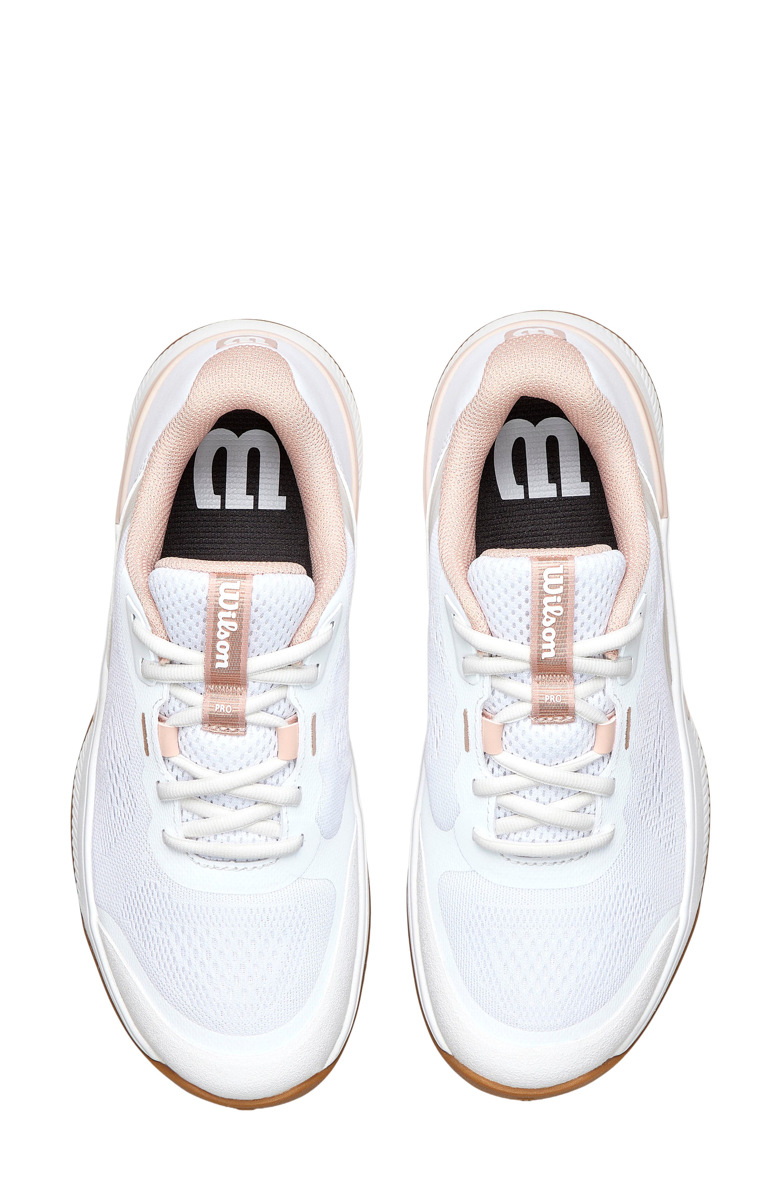 Intrigue Pro Tennis Sneaker, Alternate, color, WHITE / CAMEO ROSE / GUM1A