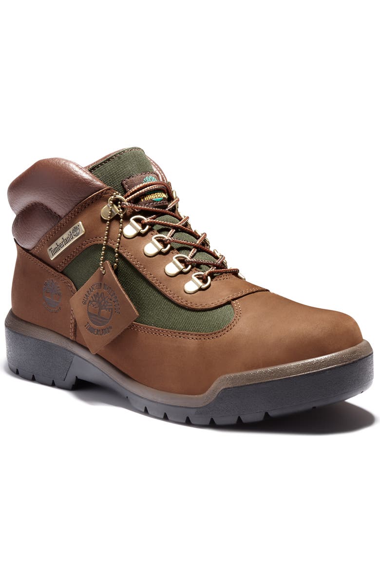 Timberland Field Waterproof Boot, Main, color, Chocolate