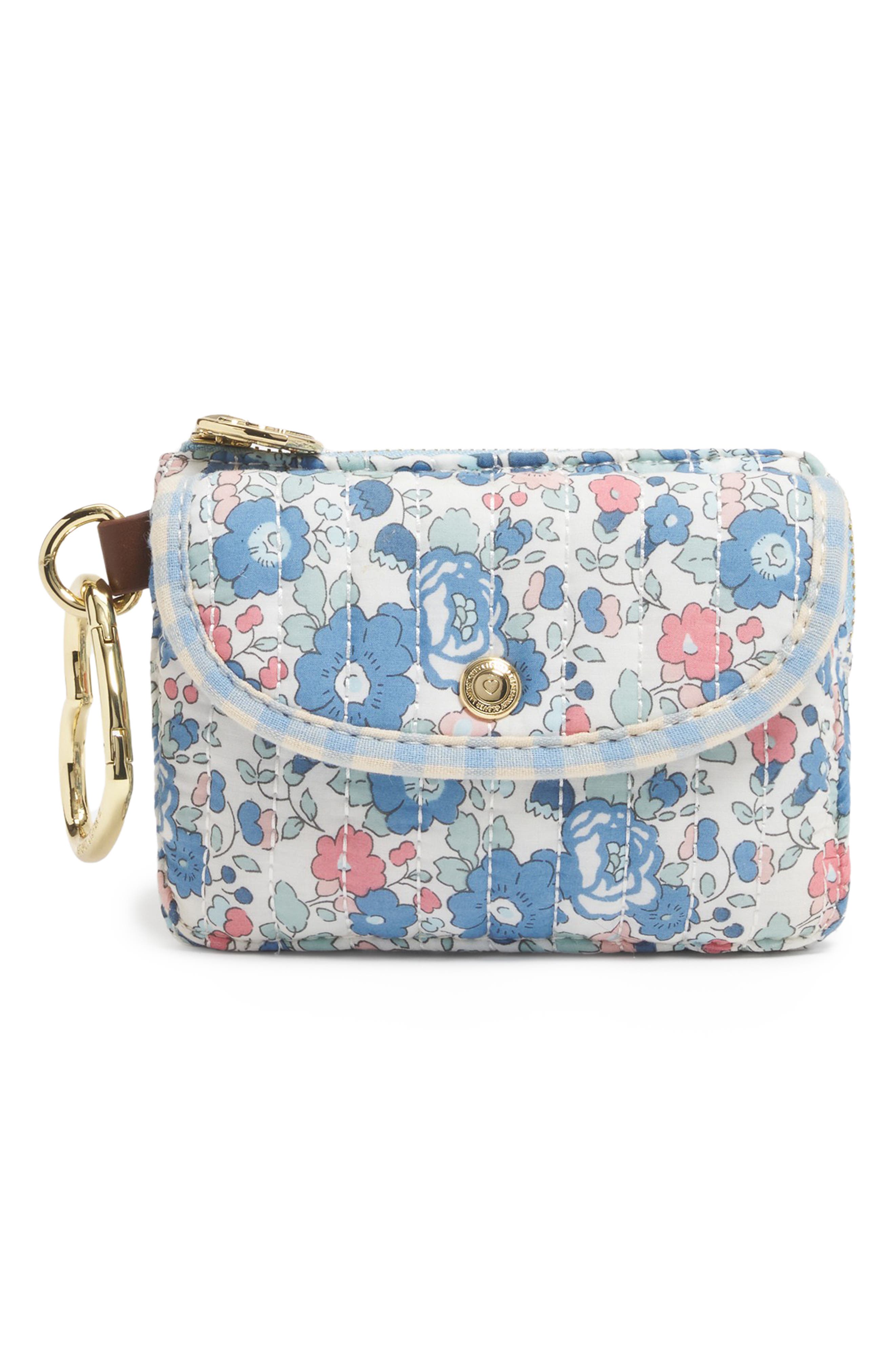Stoney Clover Lane x Liberty Quilted Cotton Wallet Pouch, Main, color, Betsy