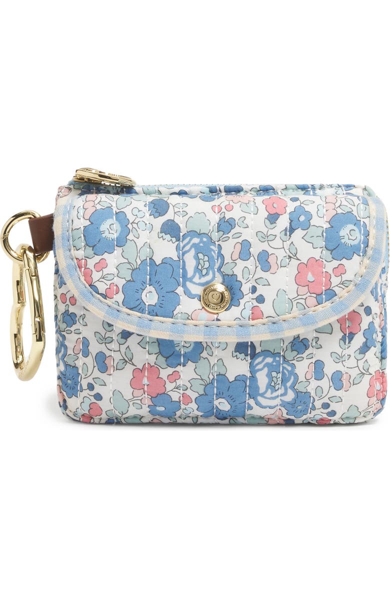 Stoney Clover Lane x Liberty Quilted Cotton Wallet Pouch, Main, color, Betsy