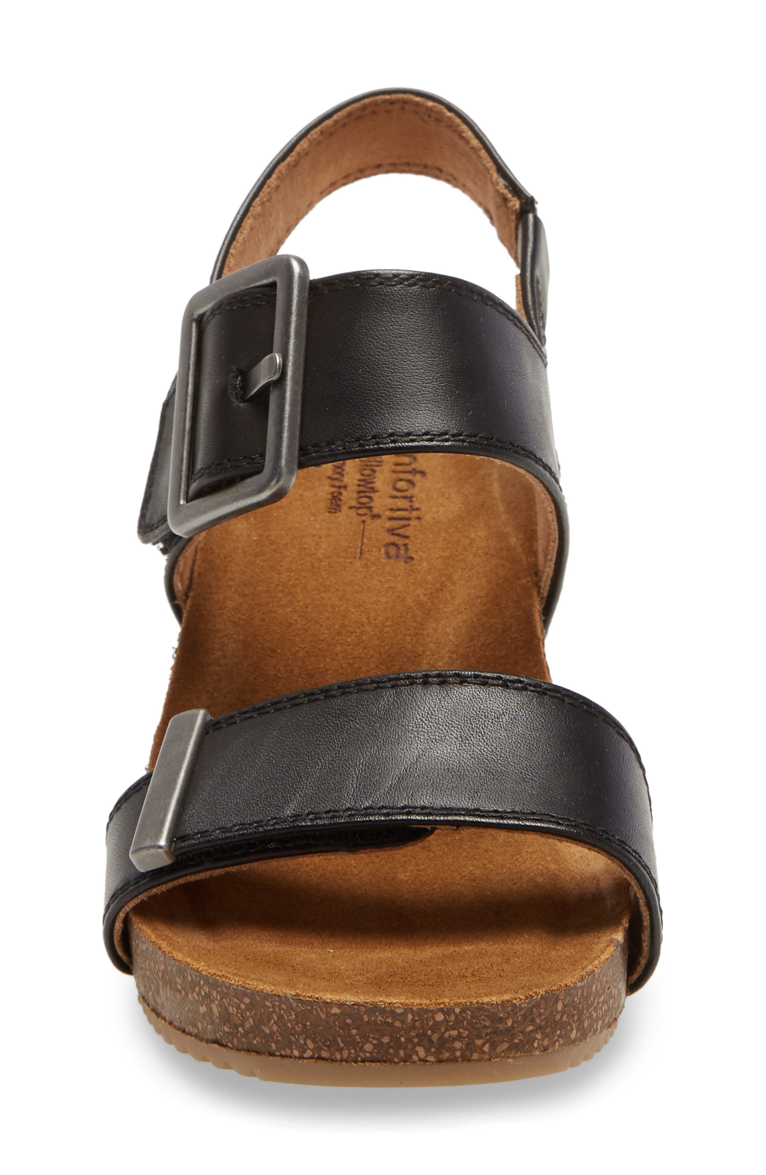 Comfortiva Emberly Wedge Sandal, Alternate, color, 