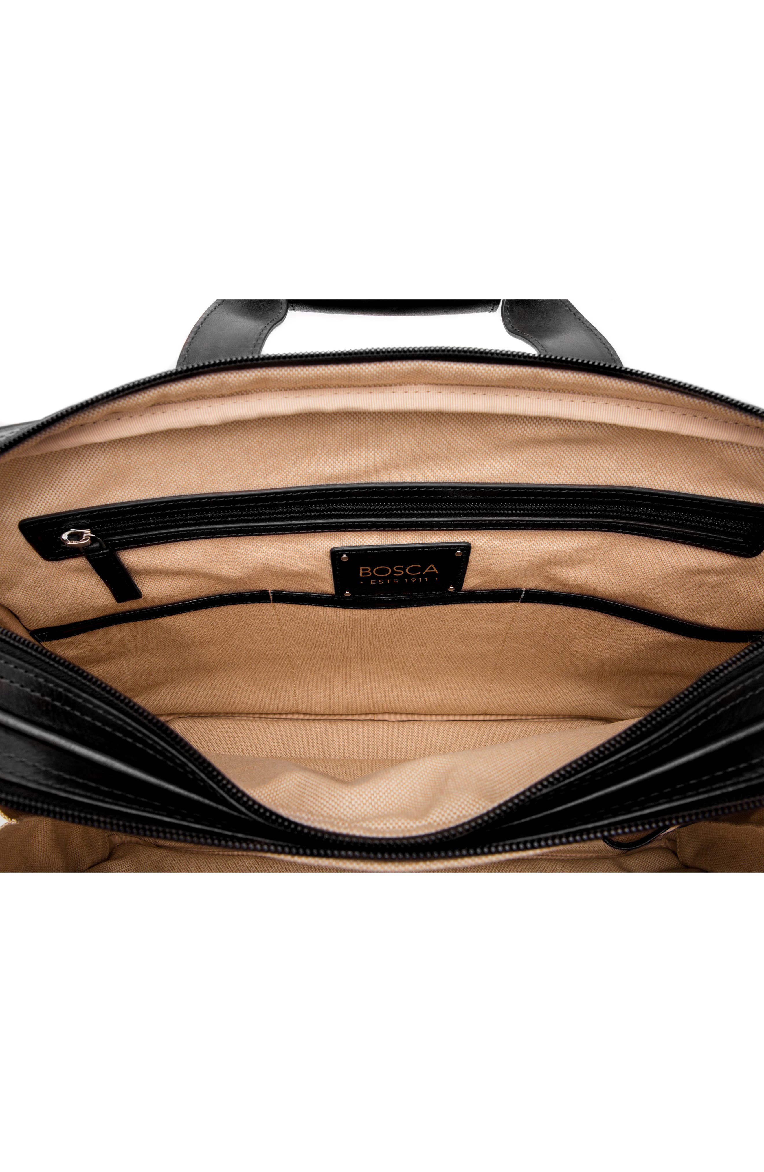 Bosca Stringer Leather Satchel, Alternate, color, 