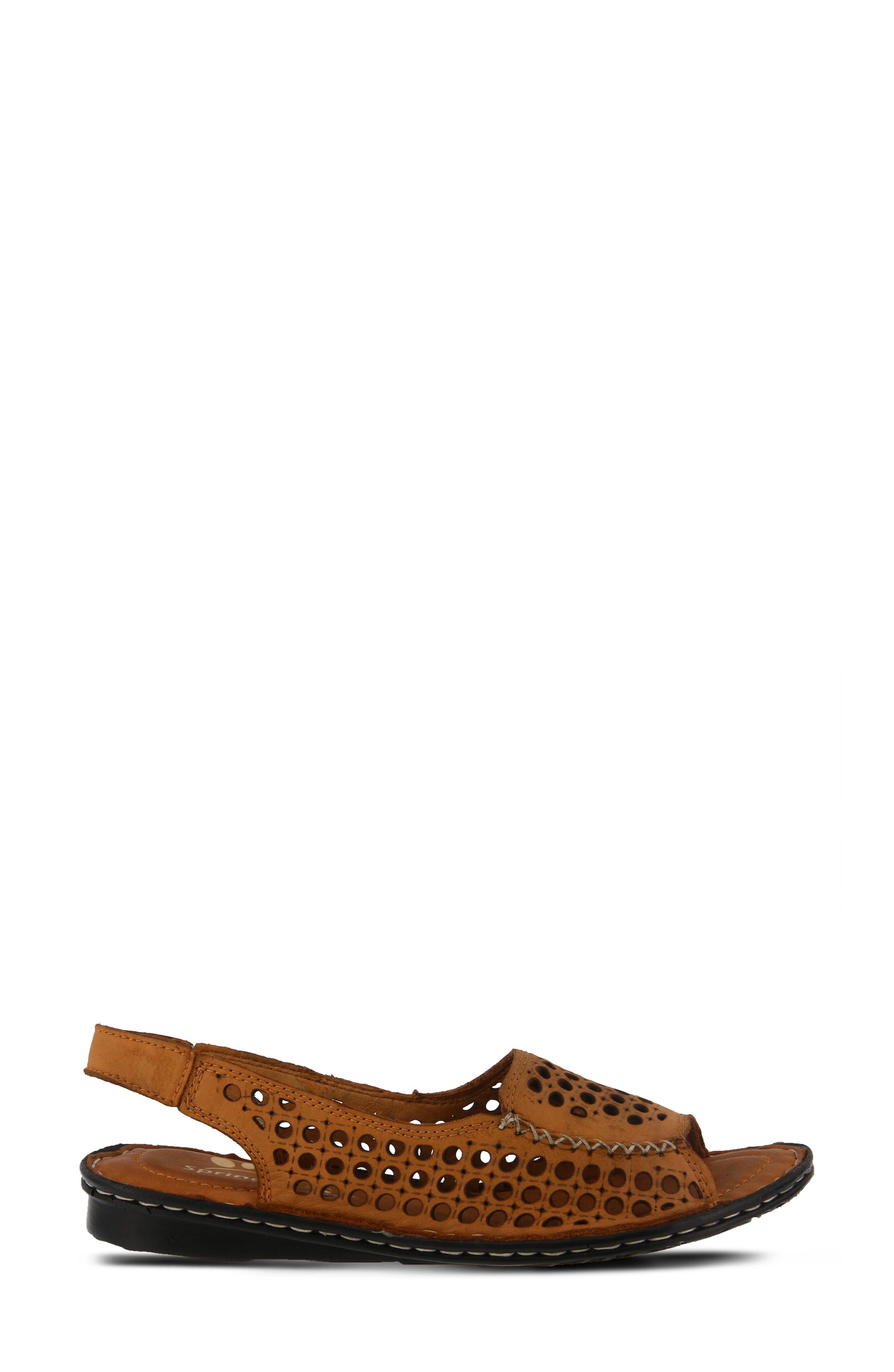 Jordana Sandal, Alternate, color, CAMEL LEATHER