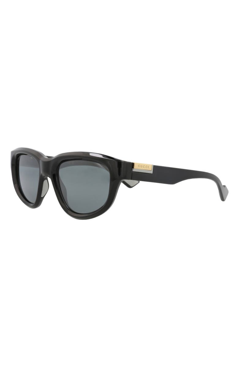 Gucci Novelty Sunglasses, Alternate, color, Black Black Grey