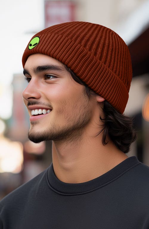 Dalix Alien Watch Cap In Rust