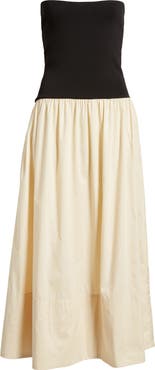 Pistola Mavo Strapless Midi Dress